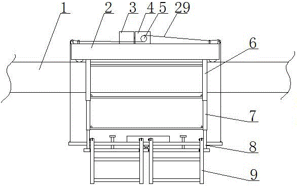 一种蒸压加气混凝土制品的码垛专用吊机的制作方法