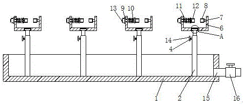 一种细胞观察涂片染色架的制作方法