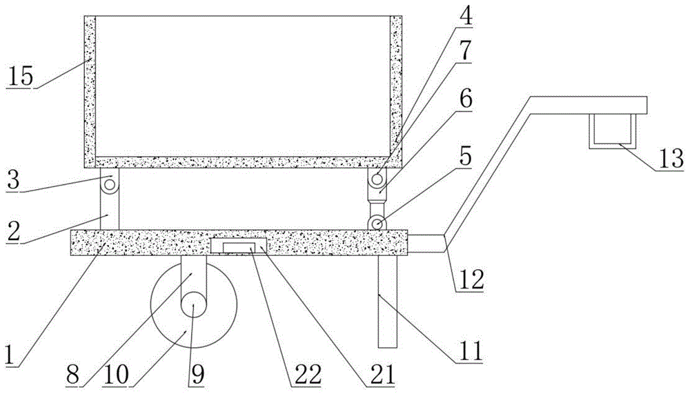 一种建筑施工用便捷泥沙车的制作方法