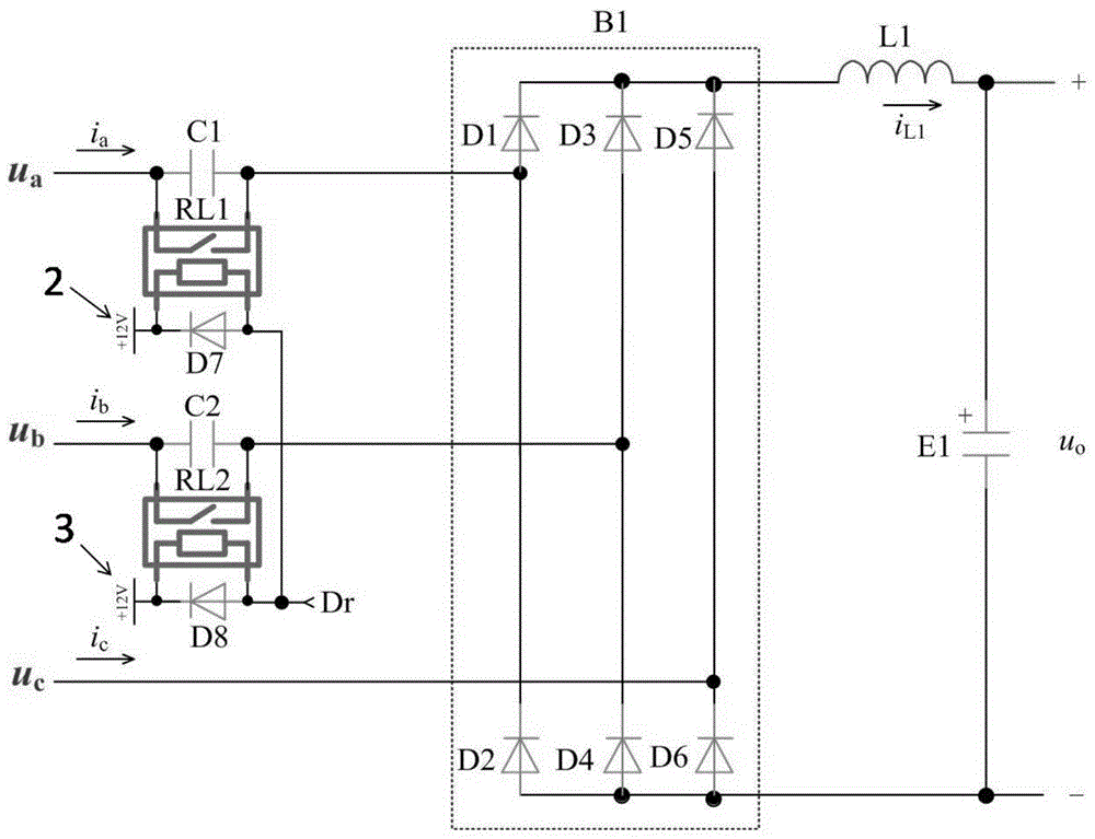 一种三相LC串联限流电路及其方法与流程