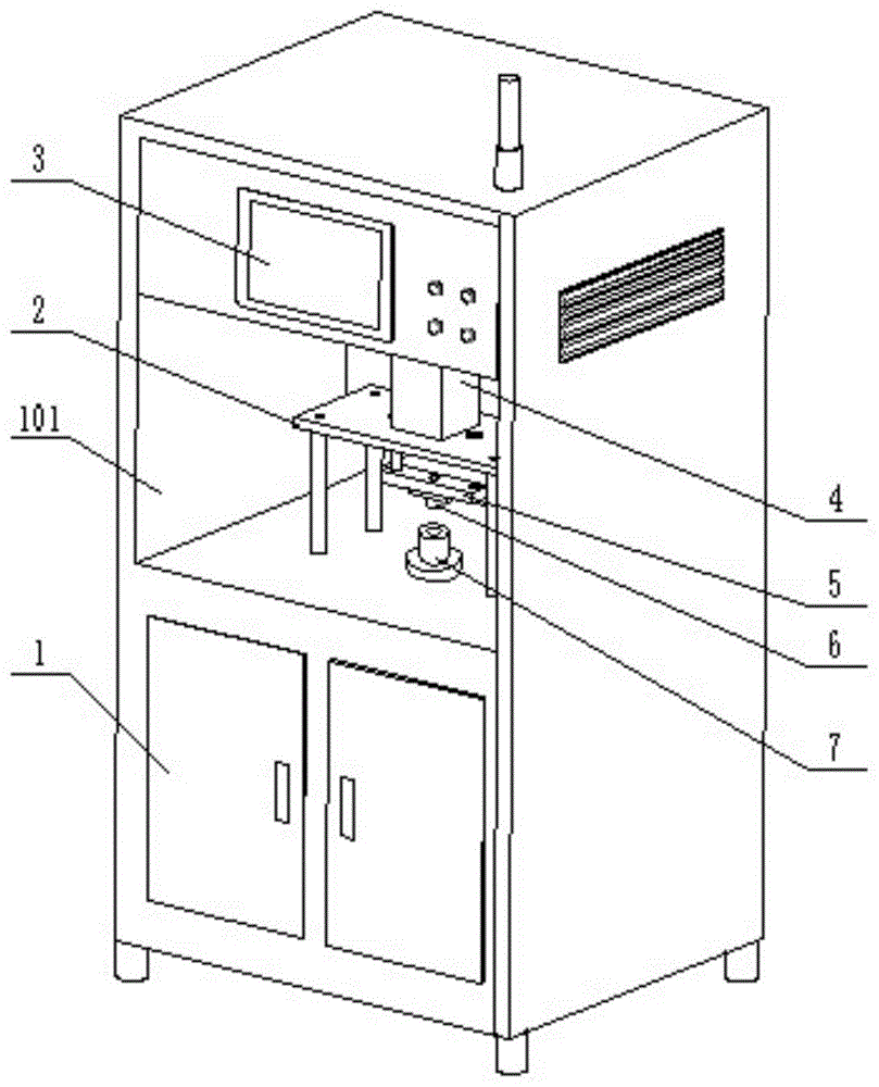 汽车空调压缩机电控阀标定机的制作方法