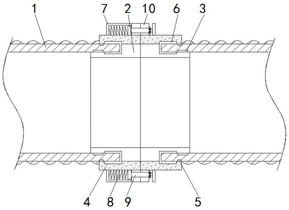 一种hdpe双壁波纹管的管口连接结构的制作方法