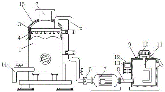 锅炉消除腐蚀结垢用反向冲洗装置的制作方法