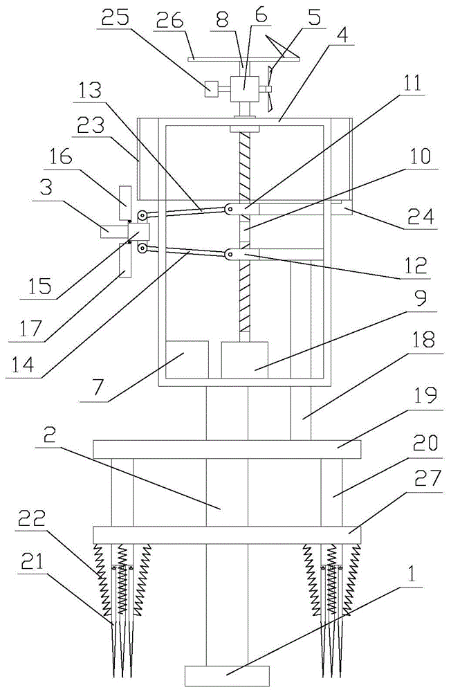 一种具有保护功能的防护林监控装置的制作方法