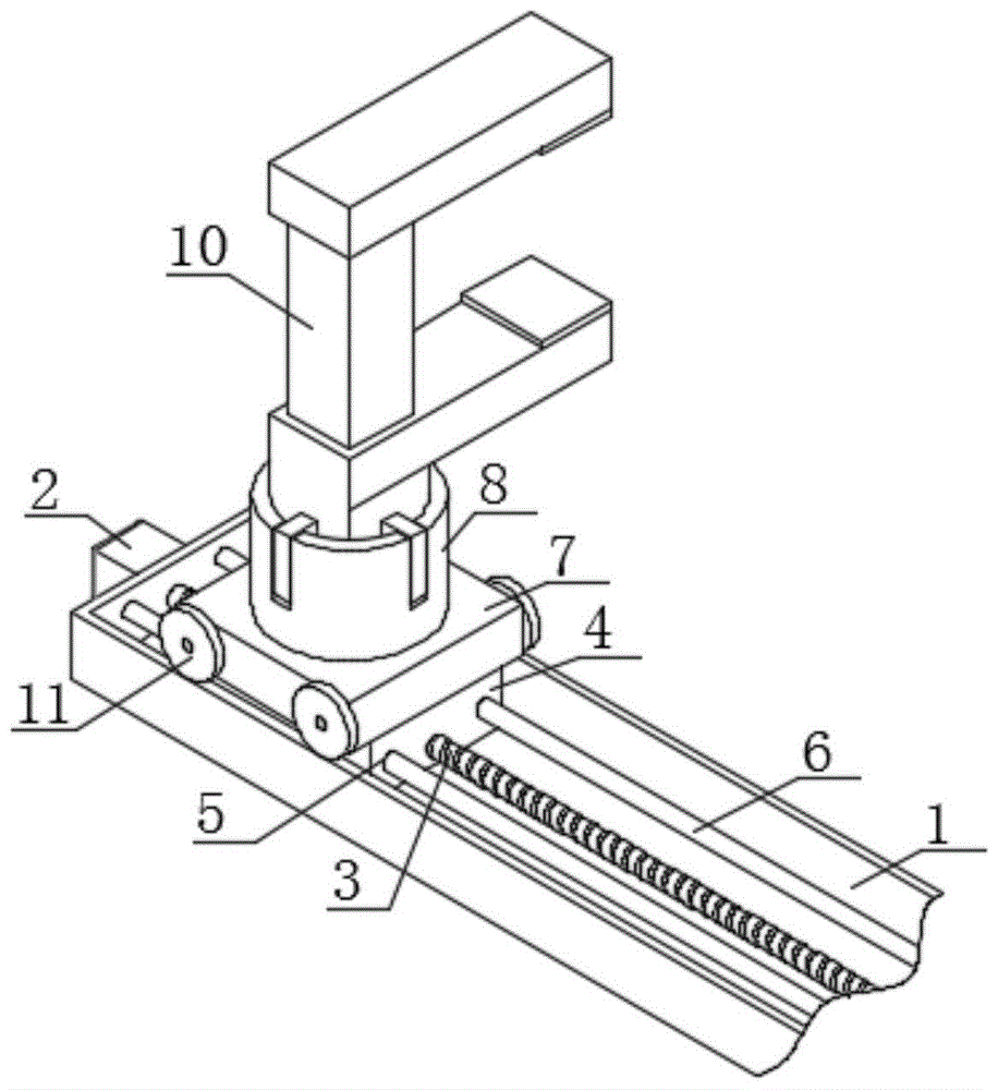 一种轧机测厚仪的固定组件的制作方法