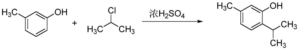 一种麝香草酚的制备方法与流程