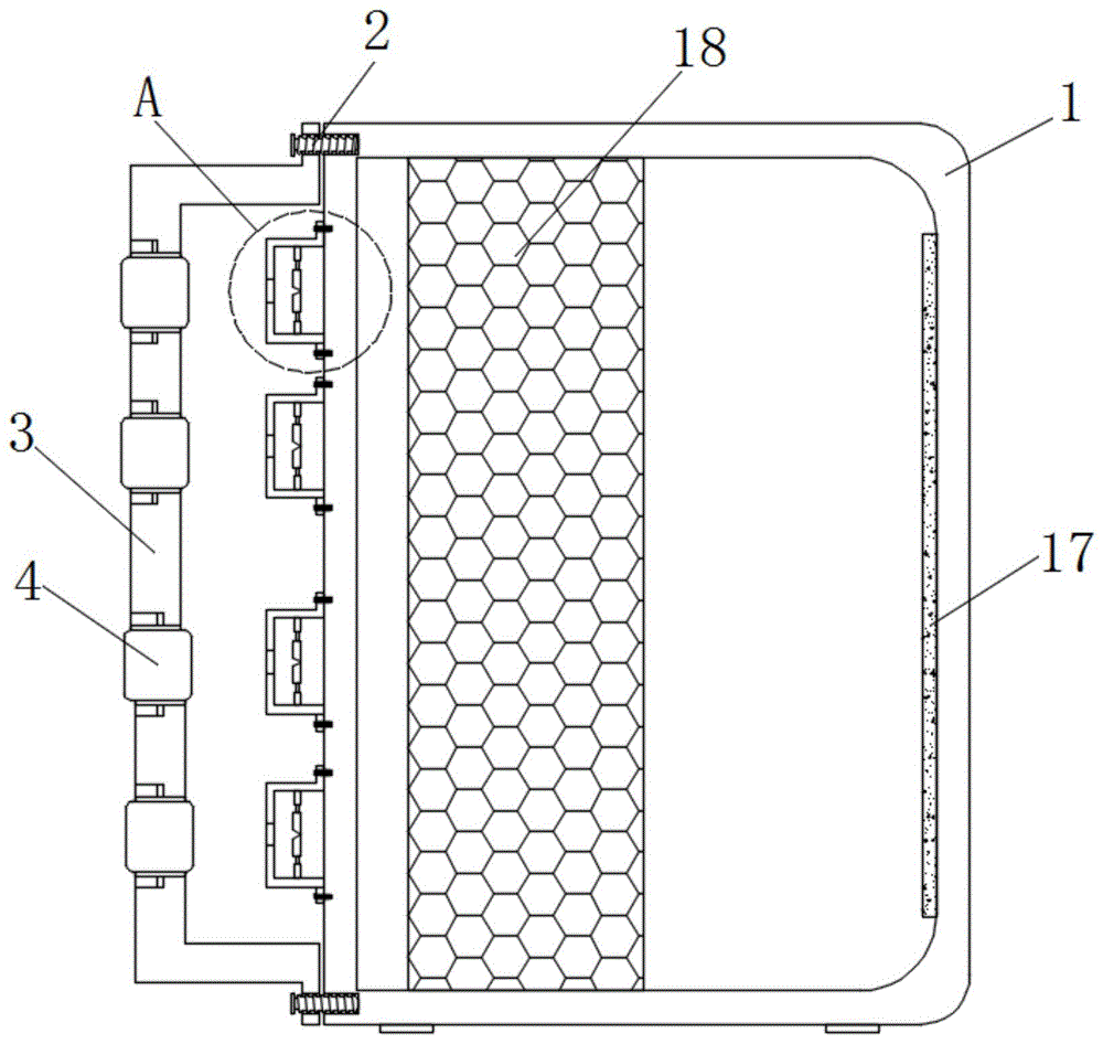 一种具有抗干扰结构的计算机机箱的制作方法