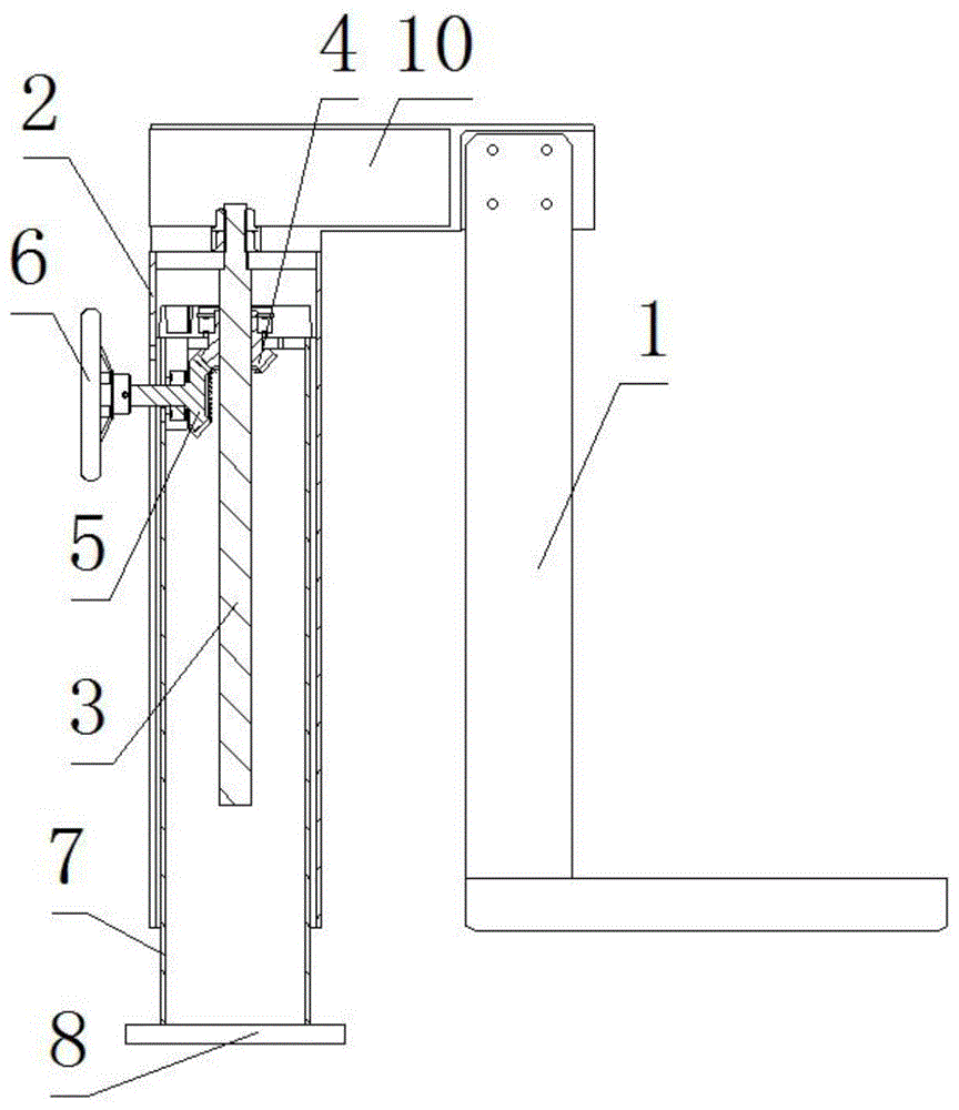 搅浆杆升降装置及L型搅浆机的制作方法