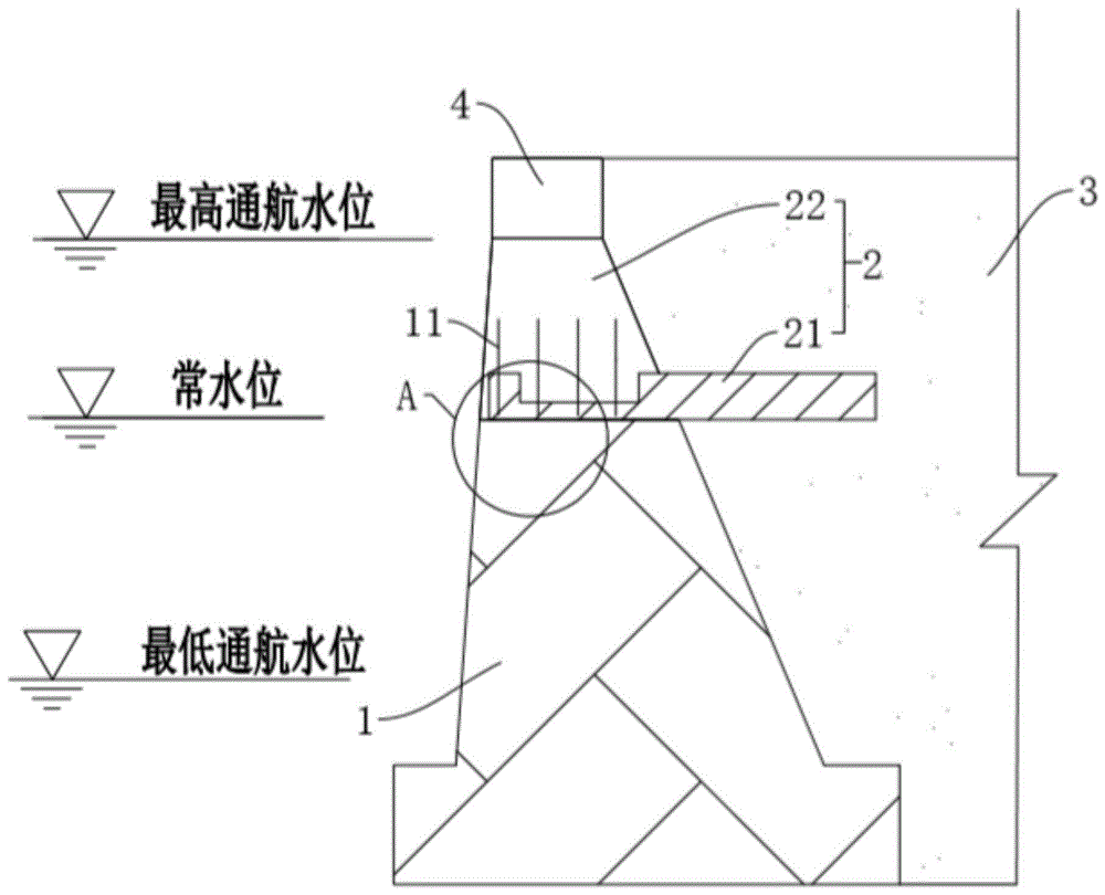 一种航道驳岸加固结构的制作方法