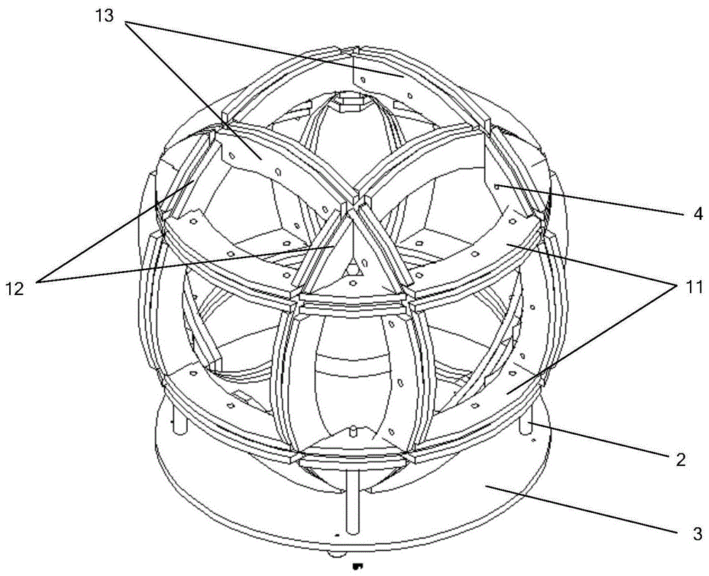 三维等径亥姆霍兹线圈的制作方法
