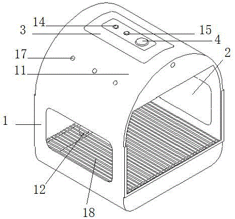 一种智能宠物烘干箱的制作方法