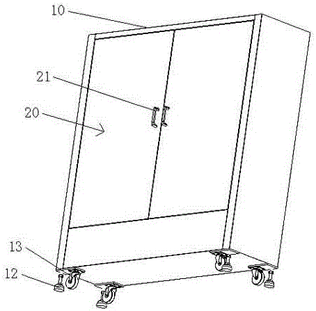 一种冷柜的双侧开门结构及冷柜的制作方法