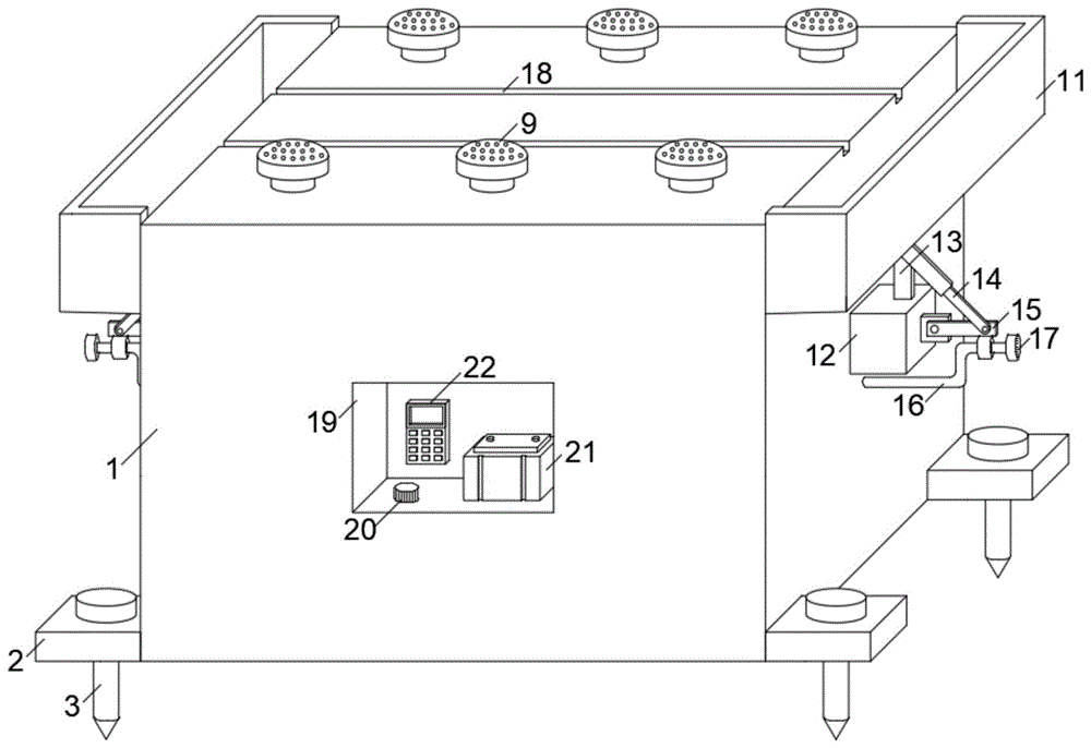 一种道路智能绿化立体养护装置的制作方法