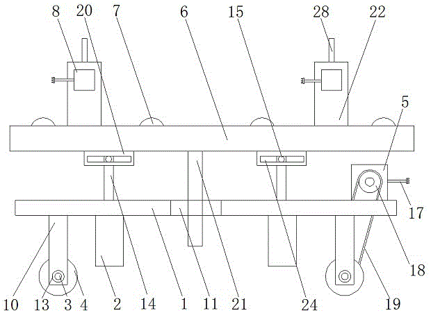 一种建筑施工用钢管运输架的制作方法