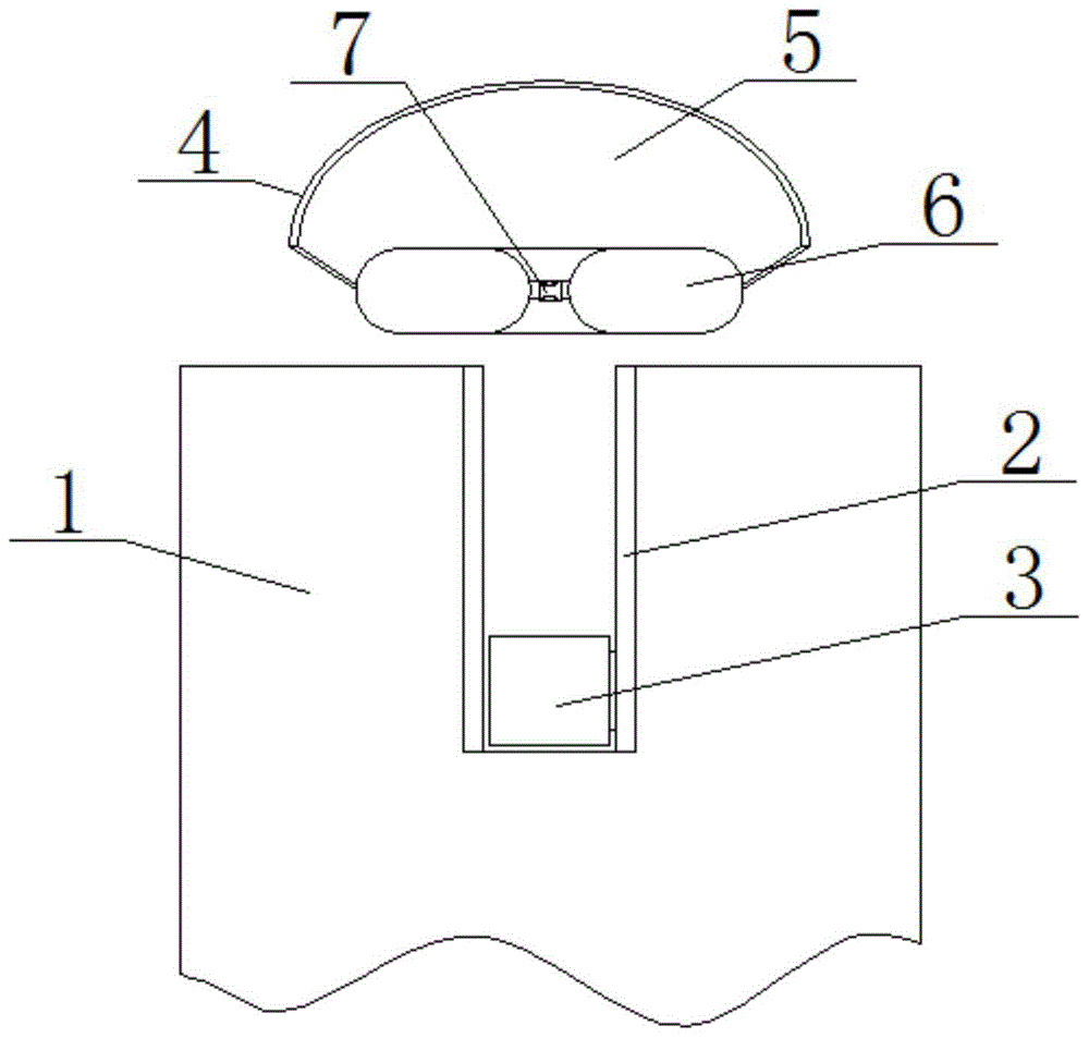 一种航空航天用悬浮头枕的制作方法