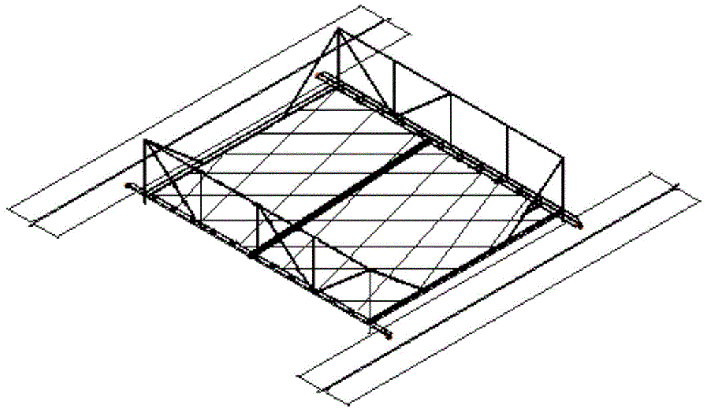 一种工字钢梁桥位移动式焊接施工平台的制作方法