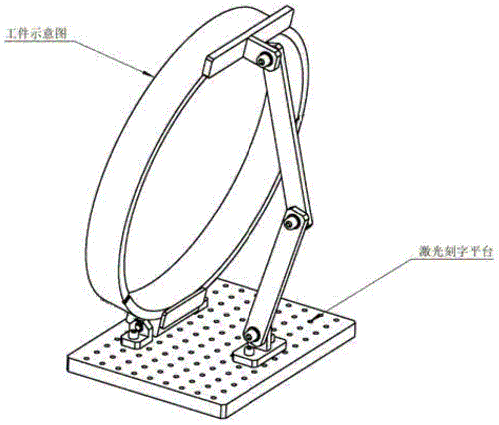 一种激光刻字的辅助支撑设备的制作方法