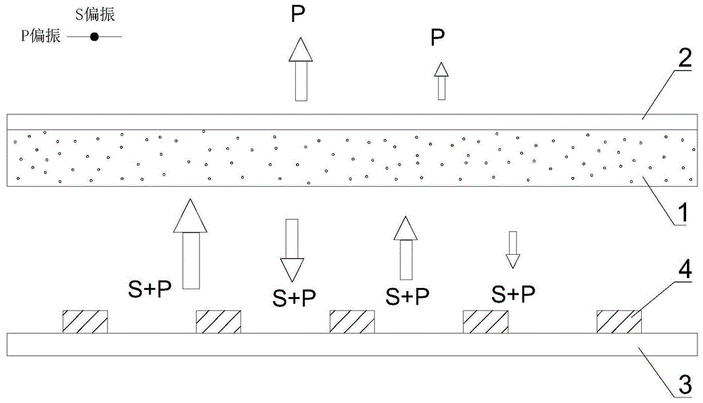 一种偏振光输出光学扩散板的制作方法