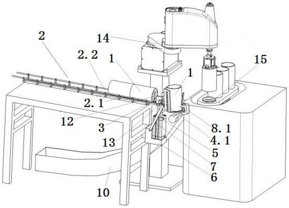 一种压铸生产线缸套输送装置的制作方法