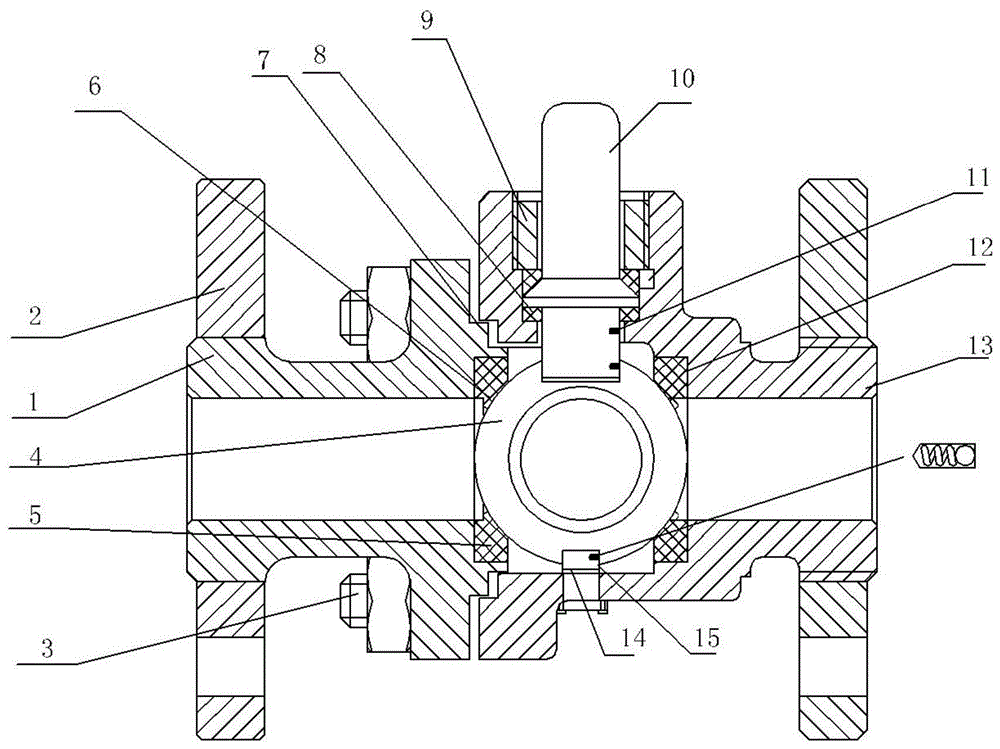 一种耐磨损球阀的制作方法