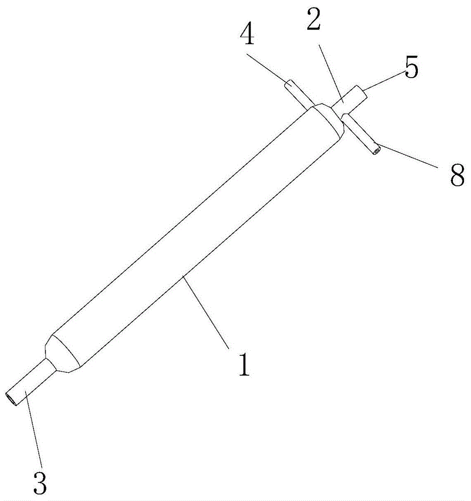 高沸点液体样品裂解燃烧管的制作方法