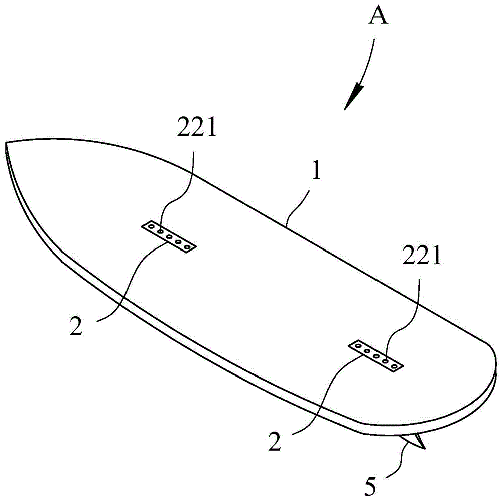 一体式冲浪板结合配件的制作方法