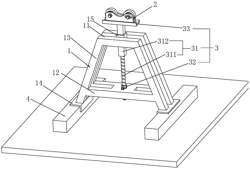 一种焊接移动支架的制作方法