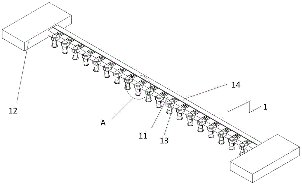 一种串焊机焊接的压针支架的制作方法