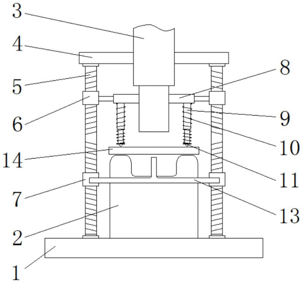 一种电梯生产用边角件冲压设备的制作方法