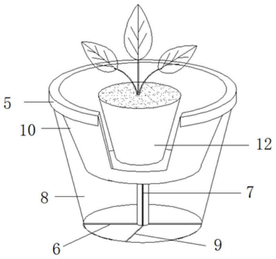 可变径的3d智能花盆的制作方法