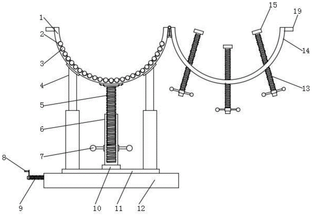 一种用于水利工程的水利管道支撑连接结构的制作方法
