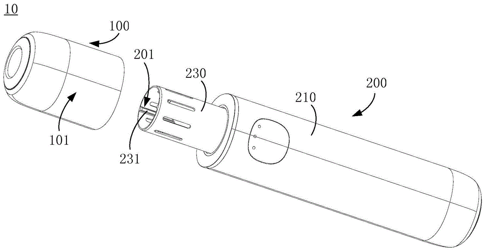 电子烘烤装置及其提取器和加热器的制作方法