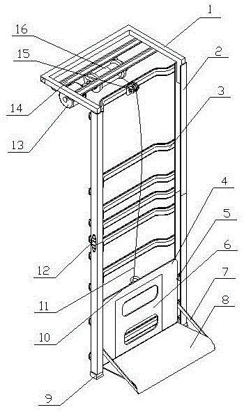 一种用于建筑外墙板的板材输送机构的制作方法