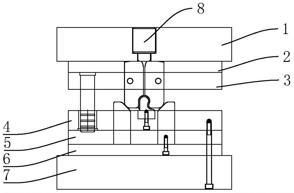 一种负角度折弯整形模具结构的制作方法