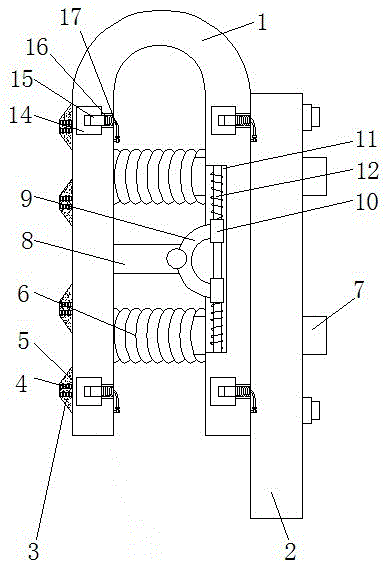 一种公路桥梁建设起脊式防护装置的制作方法