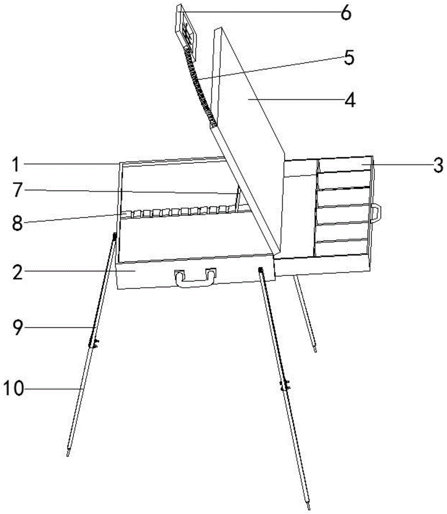 具有取景框的美术户外用支架的制作方法