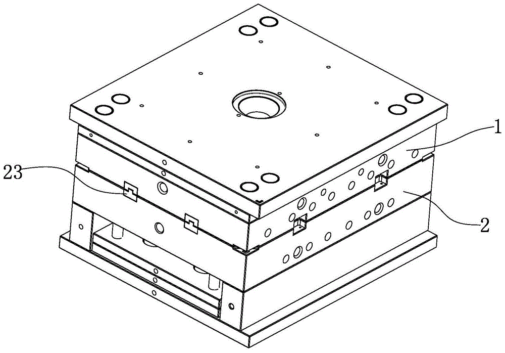 镶块可调式多型腔一出二包边桌面注塑模的制作方法