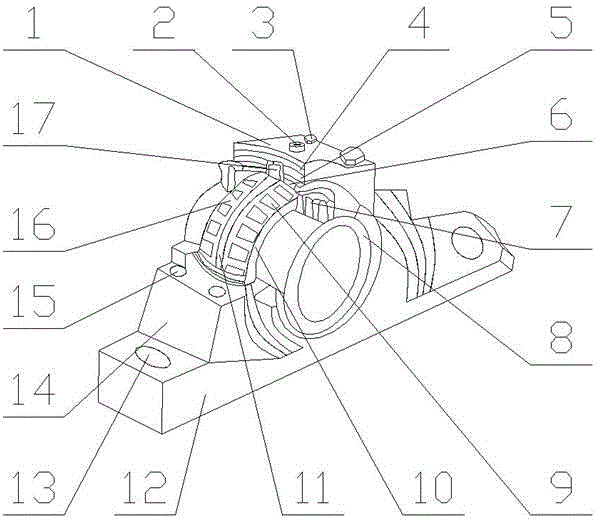 一种偏心轴承座的制作方法