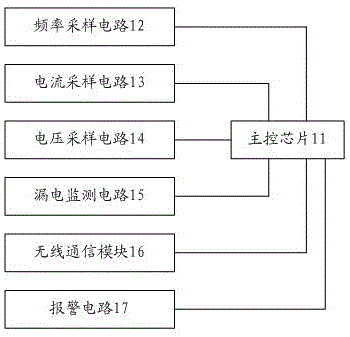 电瓶车用电监测装置及系统的制作方法