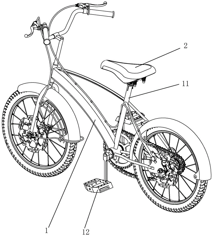 一种沙滩自行车的制作方法