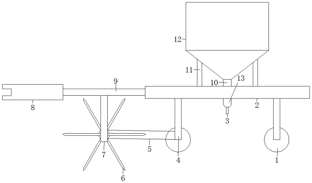 一种具有自动撒肥功能的拖拉机的制作方法