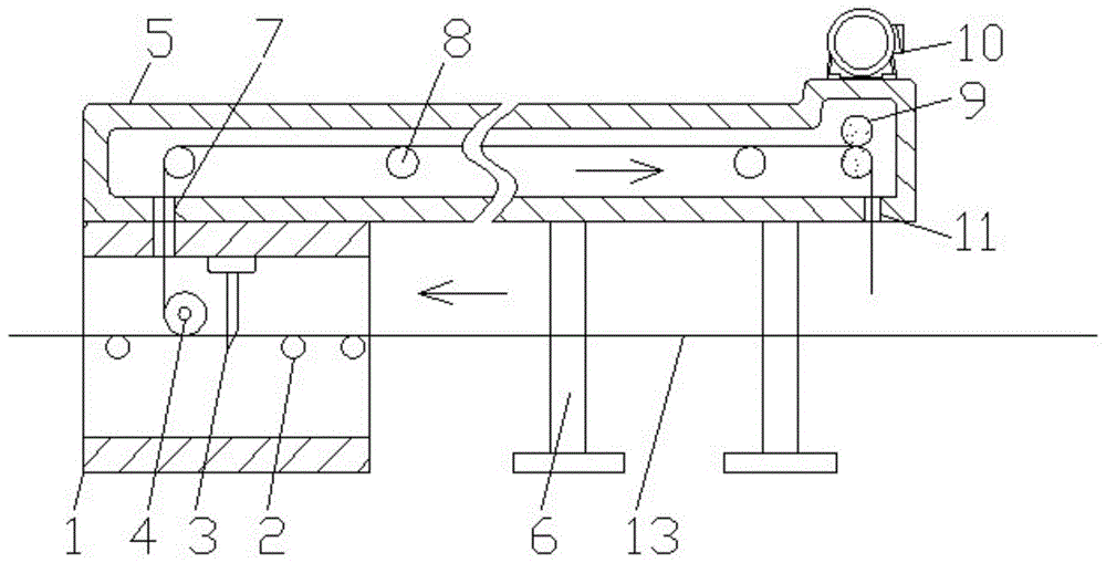 一种聚乙烯膜生产线回用边料装置的制作方法