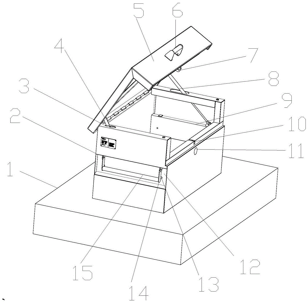 户外用途防盗工具箱的制作方法