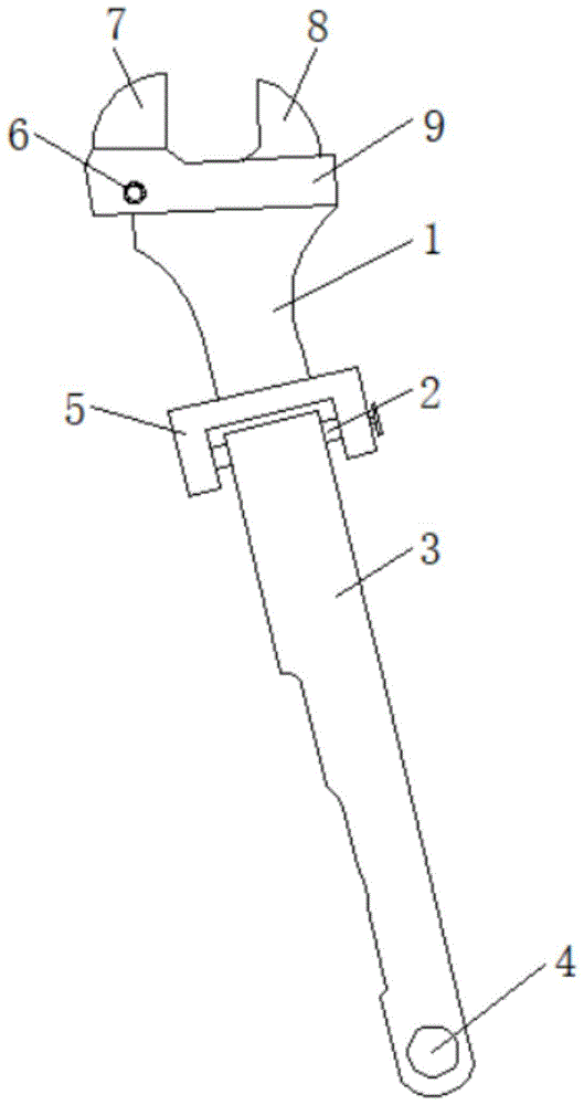 一种便于调节的扳手的制作方法