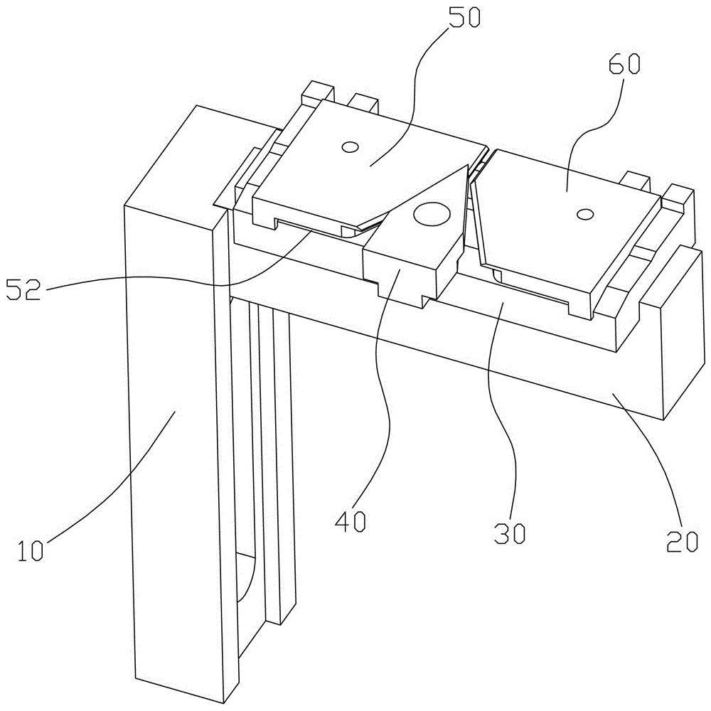 一种尼龙拉链缝合机的仿拉头式合链器装置的制作方法
