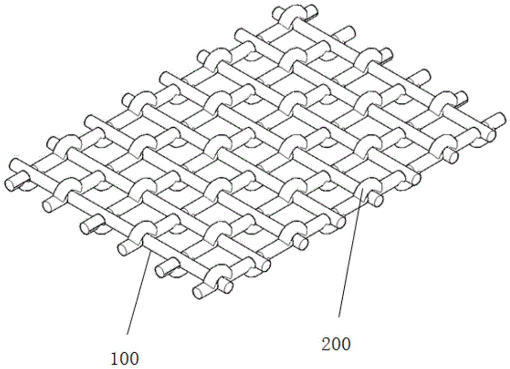 钢筋经纬网片加工设备的编织装置的制作方法