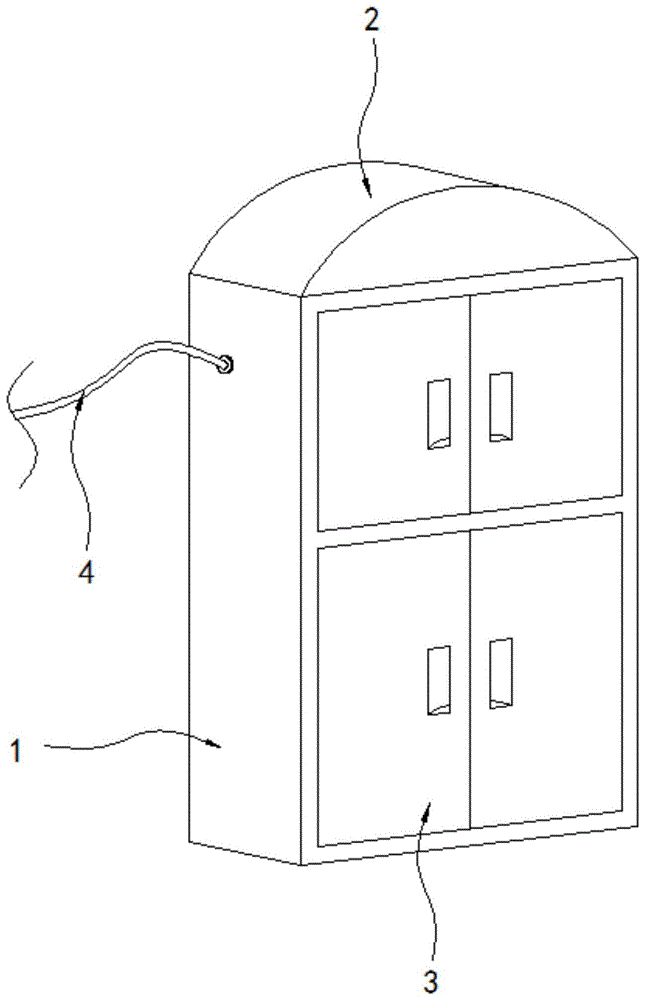 一种应用于浴室的放置柜的制作方法