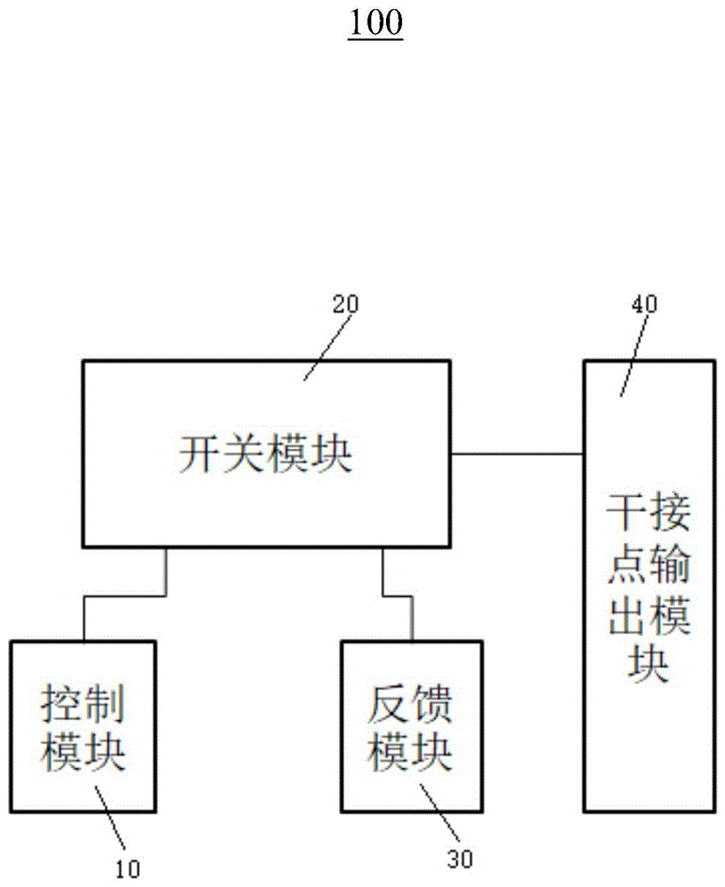 干接点输出的控制电路及装置的制作方法