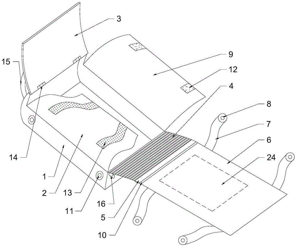 一种新型英语教学用文件夹的制作方法