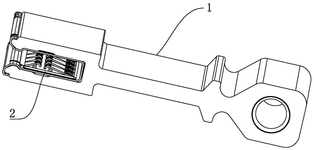 一种片式插孔结构及连接器的制作方法